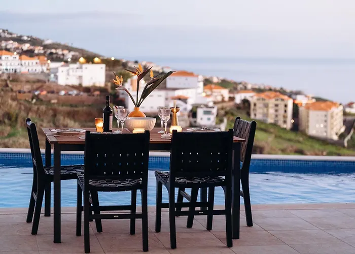 Sunny Ocean View - Calma 别墅 Estreito Da Calheta